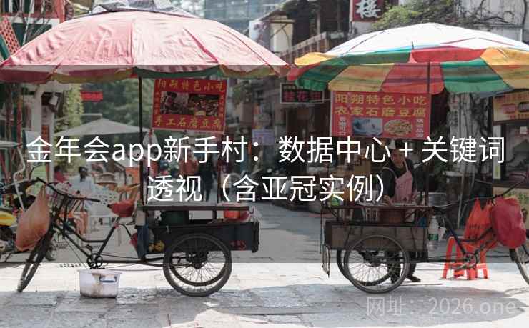 金年会app新手村：数据中心 + 关键词透视（含亚冠实例）