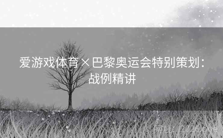爱游戏体育×巴黎奥运会特别策划:战例精讲 爱游戏体育×巴黎奥运会特别策划:战例精讲