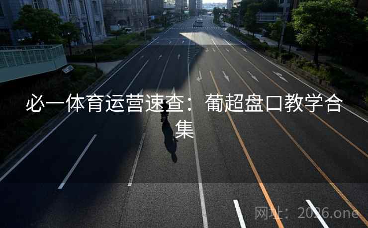 必一体育运营速查：葡超盘口教学合集